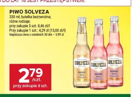 Piwo Solveza Frizzante