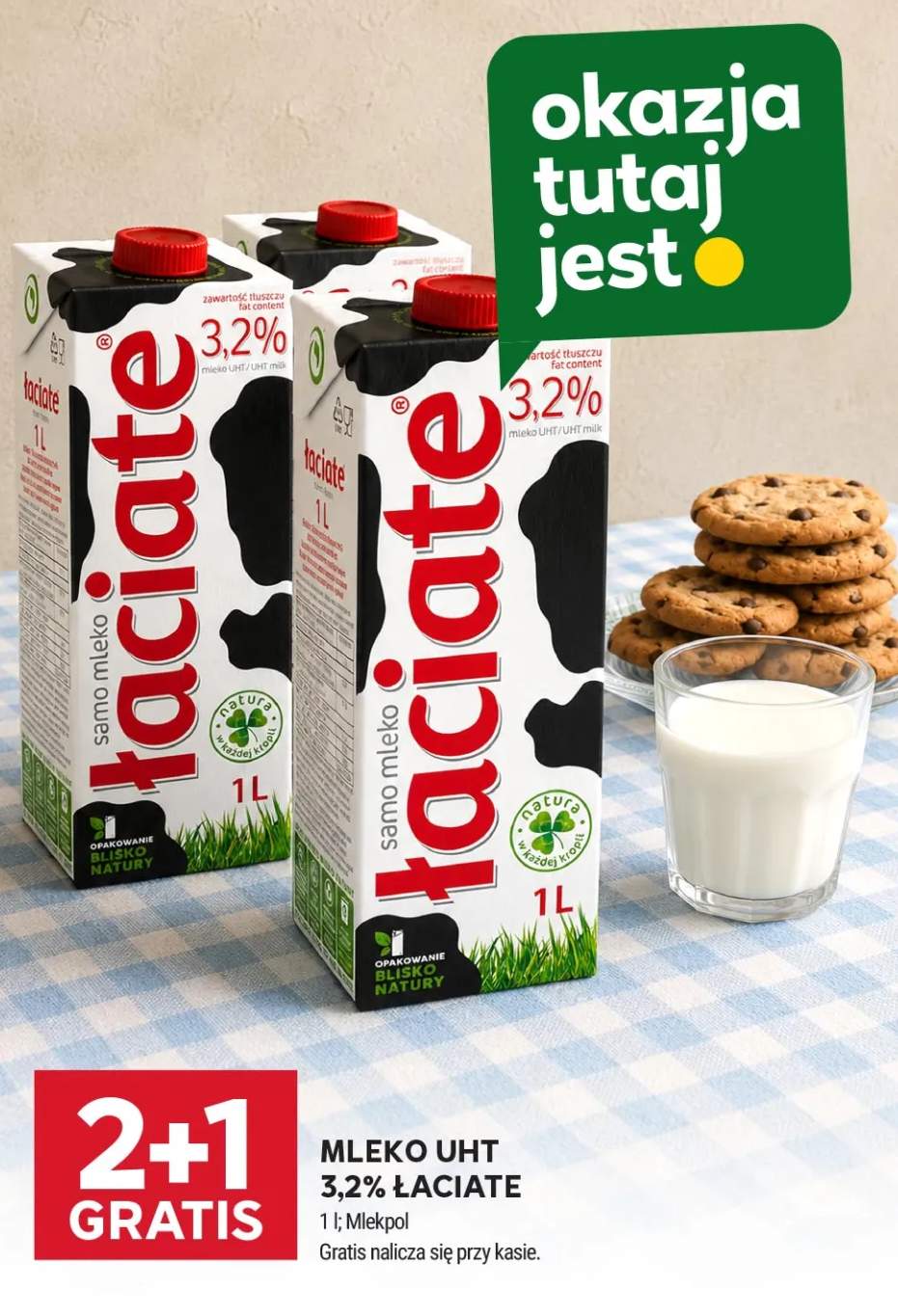 Mleko UHT Łaciate 3,2%