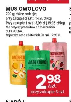 Mus owocowy Owolovo Morelowo +2 warianty