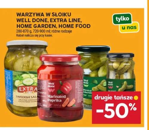 Warzywa w słoiku Well Done Extra Line Home Garden Home Food