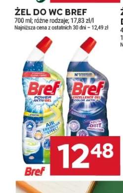 Żel do WC Bref Power Aktiv Lemon +1 wariant