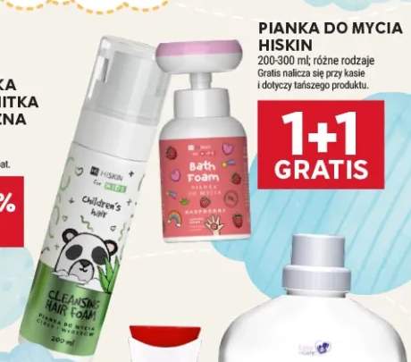 Pianka do mycia ciała i włosów dla dzieci Hiskin