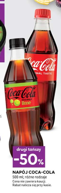 Napój Coca-Cola Original Taste +1 wariant