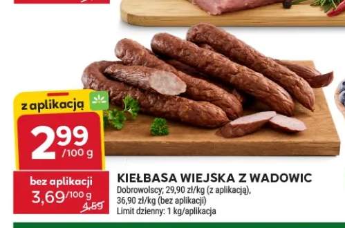 Kiełbasa wiejska z Wadowic Dobrowolscy