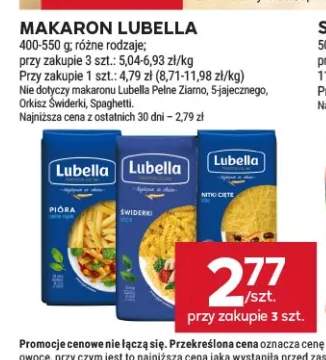 Makaron Lubella 5-jajeczny +1 wariant