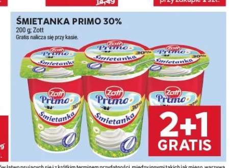 Śmietanka Primo 30% Zott