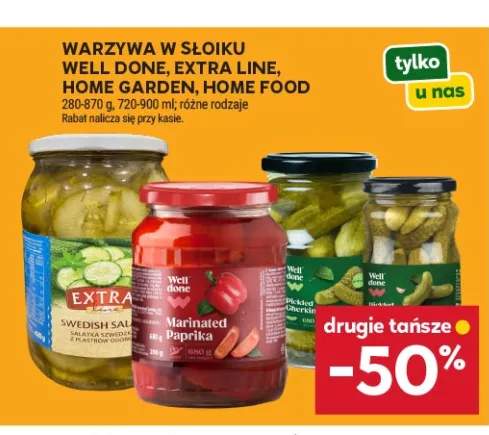 Warzywa w słoiku Well Done Extra Line Home Garden Home Food