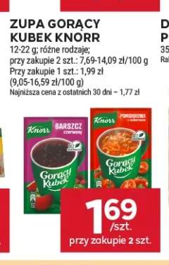 Zupa gorący kubek Barszcz Czerwony Knorr +1 wariant