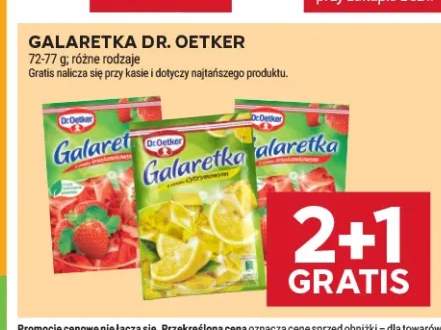 Galaretka o smaku truskawkowym Dr. Oetker +2 warianty