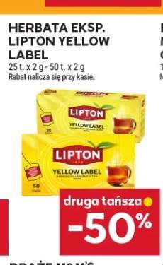 Herbata ekspresowa Lipton Yellow Label 25-pak