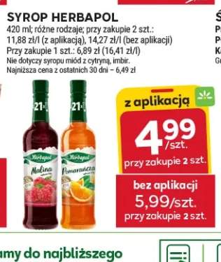 Syrop malinowy Herbapol +1 wariant