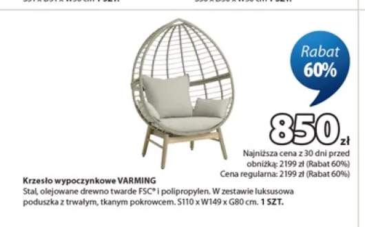 Krzesło wypoczynkowe Varming