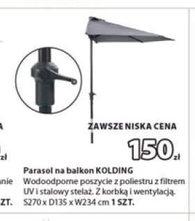 Parasol na balkon Kolding
