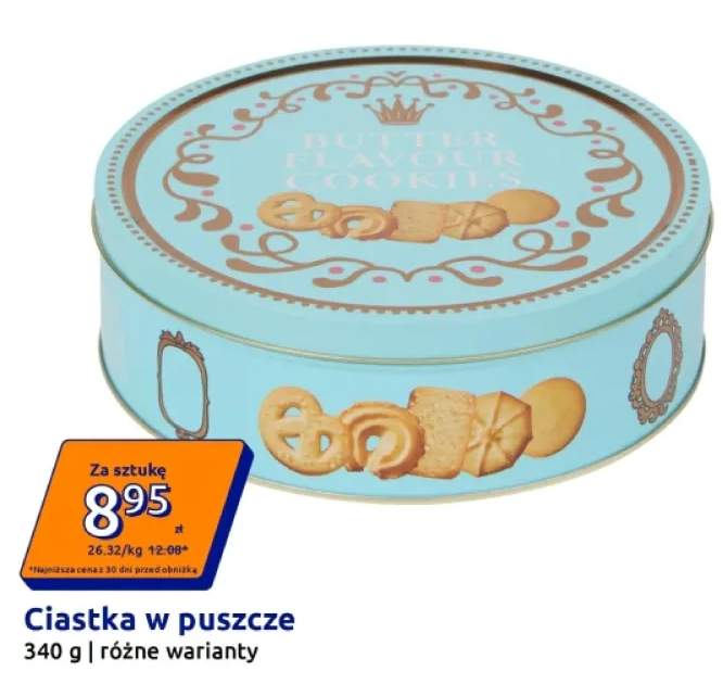 Ciastka w puszce Butter Flavour Cookies