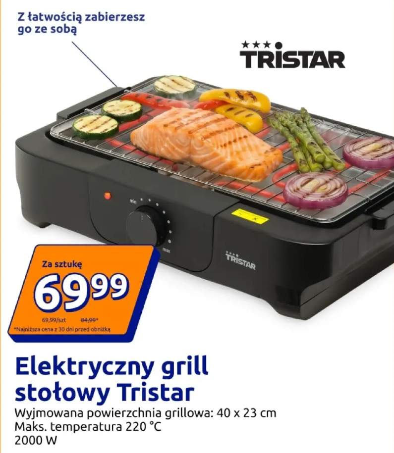 Elektryczny grill stołowy Tristar