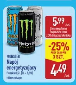 Napój energetyzujący Monster