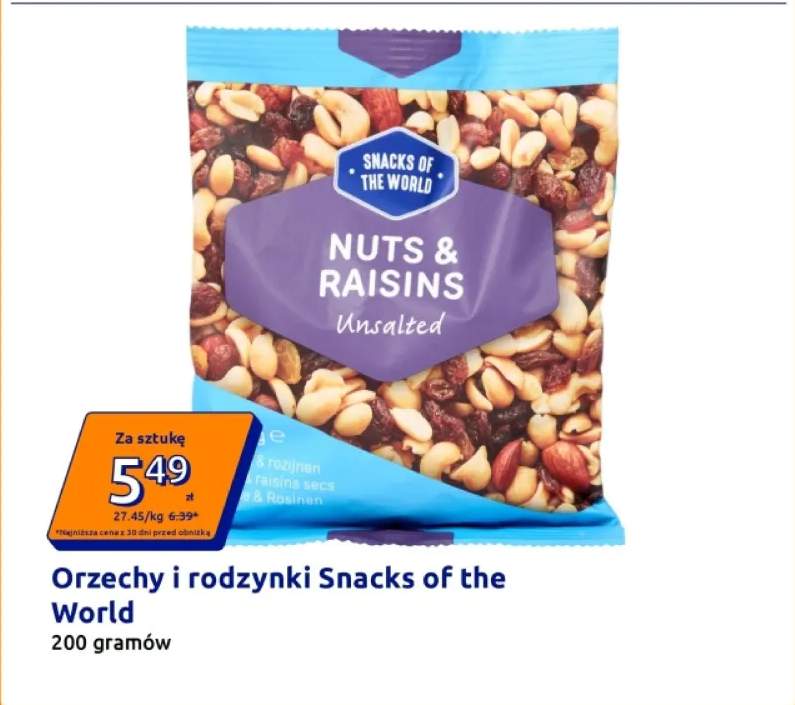 Orzechy i rodzynki Snacks of the World