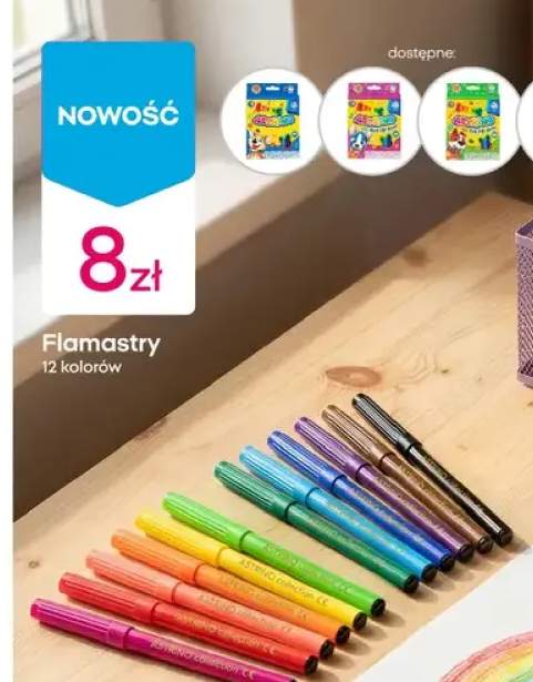 Flamastry Astrino 12 kolorów