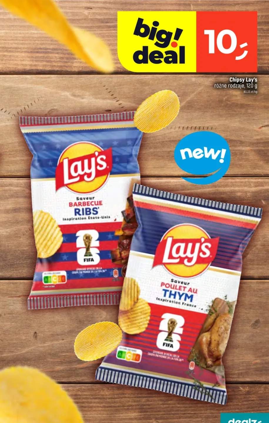 Chipsy Lay's Barbecue Ribs +1 wariant