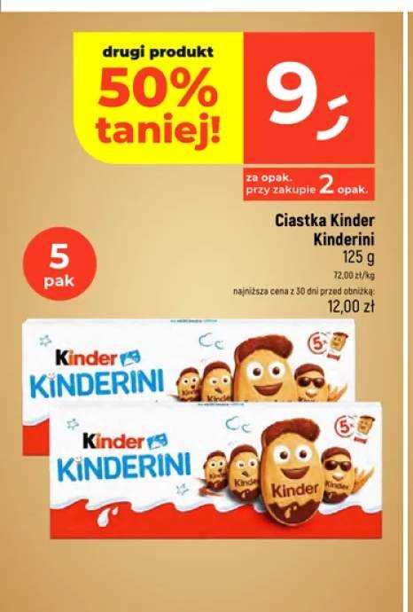 Ciastka Kinder Kinderini 5-pak