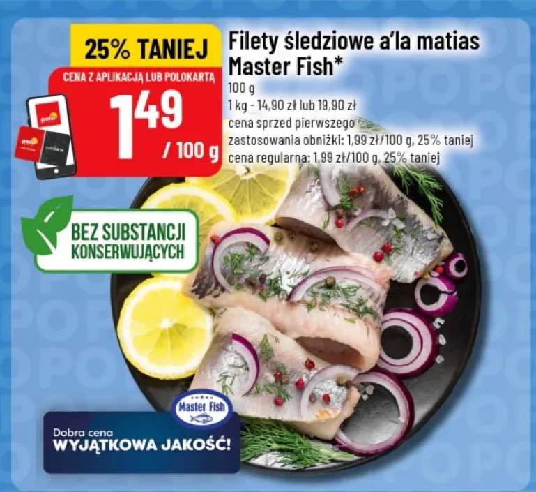 Filety śledziowe a'la matias Master Fish