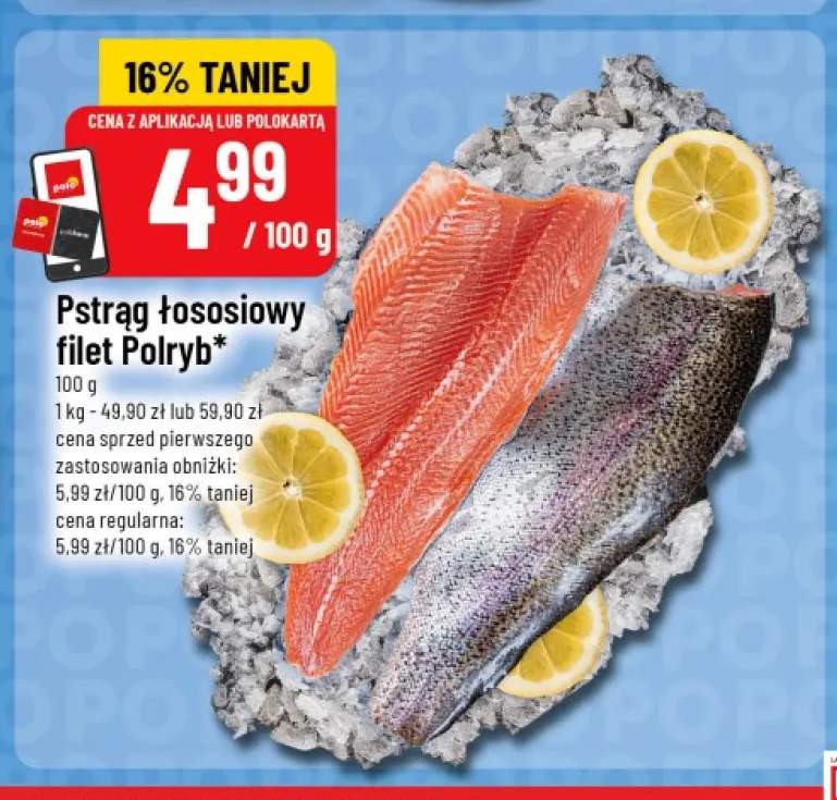Pstrąg łososiowy filet Polryb