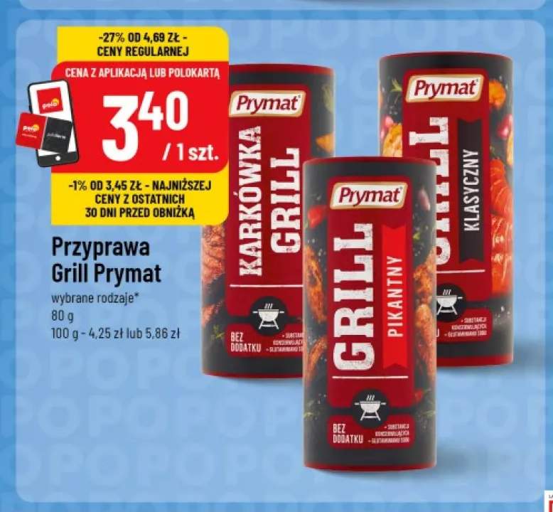 Przyprawa Grill Klasyczny Prymat +2 warianty