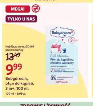 Płyn do kąpieli na chłodne wieczory Babydream