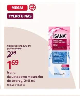 Dwuetapowa maseczka do twarzy Isana