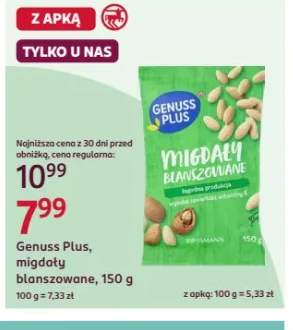 Migdały blanszowane Genuss Plus