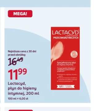 Płyn do higieny intymnej Lactacyd Przeciwgrzybiczy