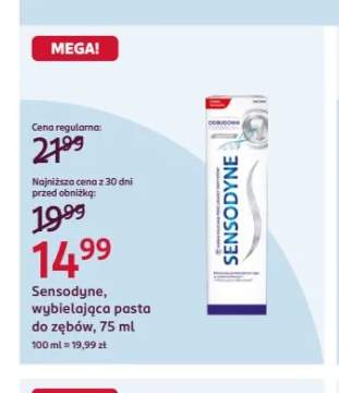 Pasta do zębów Sensodyne Odbudowa i Ochrona wybielająca