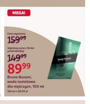 Woda toaletowa dla mężczyzn Bruno Banani Made For Men