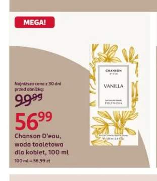 Woda toaletowa dla kobiet Chanson D'eau Vanilla