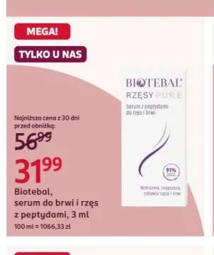 Serum do brwi i rzęs Biotebal Rzęsy Pure z peptydami