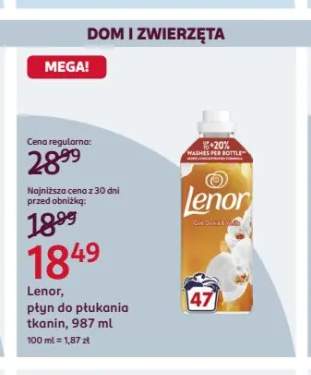 Płyn do płukania tkanin Lenor Gold Orchid & Vanilla