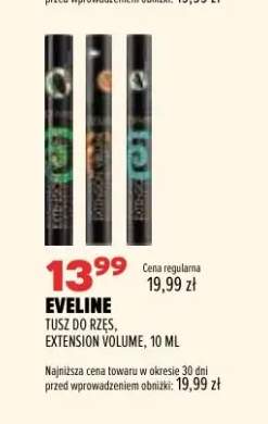 Tusz do rzęs Eveline Extension Volume