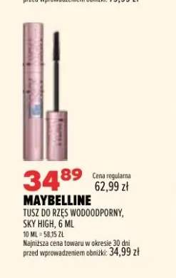 Tusz do rzęs wodoodporny Maybelline Sky High