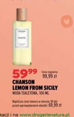 Woda toaletowa Chanson Lemon from Sicily