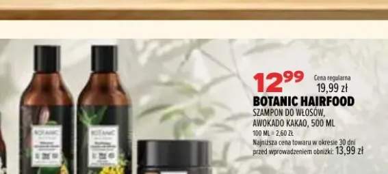 Szampon do włosów Botanic Hairfood awokado kakao
