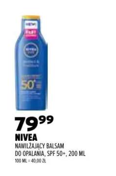 Nawilżający balsam do opalania Nivea SPF 50+