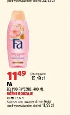 Żel pod prysznic Fa