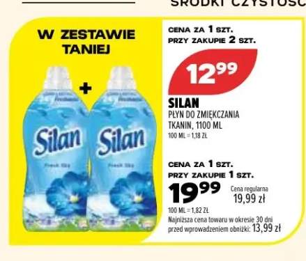 Płyn do zmiękczania tkanin Silan