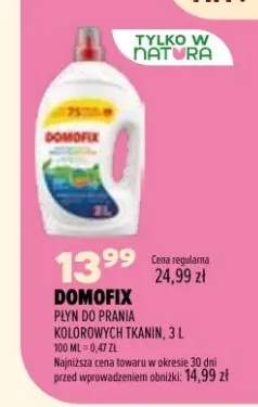 Płyn do prania tkanin kolorowych Domofix