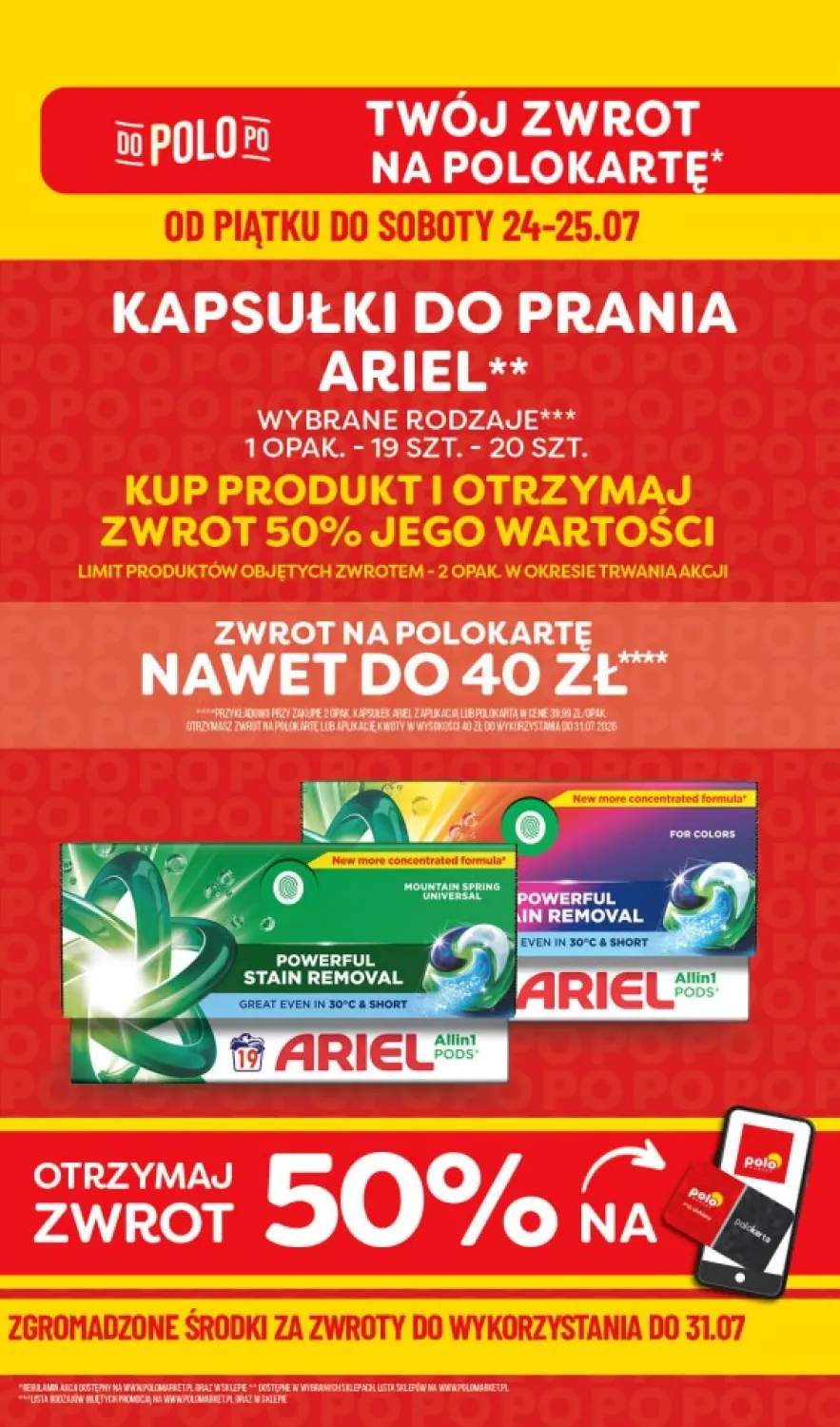 Kapsułki do prania Ariel