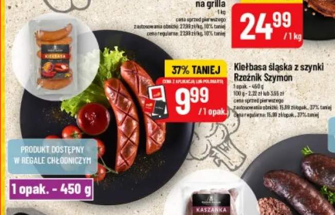 Kiełbasa śląska z szynki Rzeźnik Szymon