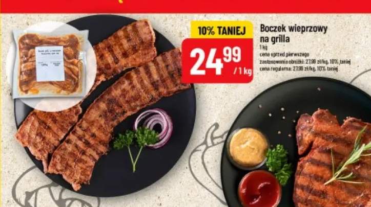 Boczek wieprzowy na grilla