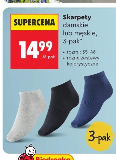 Skarpety męskie 3-pak