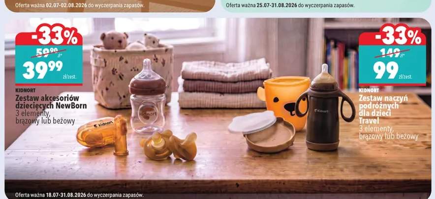 Zestaw akcesoriów dziecięcych NewBorn Kidnort
