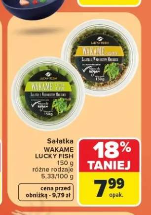Sałatka Wakame z sosem orzechowym Lucky Fish